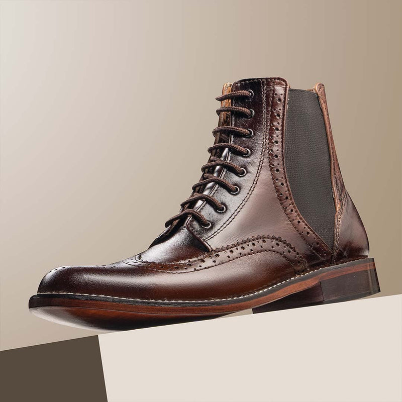 The Galore Boot - Maroon